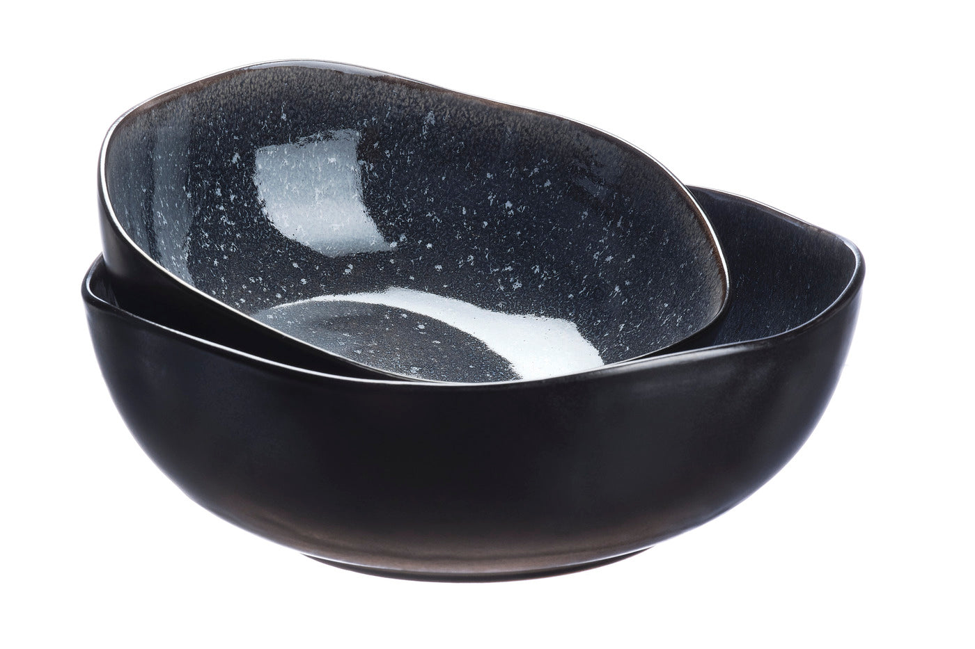 Saladier IRIS Ø24cm et Ø28,5cm - 2 pièces - Bleu nuit
