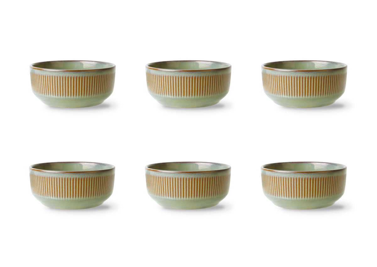 Bol Ø14,5cm - 6 pièces - collection REED - Forest