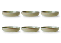 Assiette creuse Ø22,5cm - 6 pièces - collection REED - Forest
