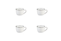 Tasse PURE 12cl - 4 pièces - Blanc Neige