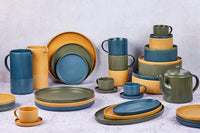 Tasse SCANDI 15cl et soucoupe Ø12cm - 8 pièces - Olive