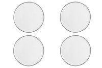 Assiette PURE Ø27,5cm - 4 pièces - Blanc Neige