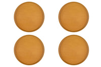 Assiette SCANDI Ø27,5cm - 4 pièces - Ocre