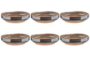 Assiette creuse GENESIS Ø21cm - 6 pièces - Basalte
