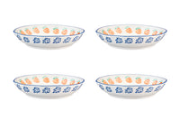 Assiette creuse NAPOLI Ø21,5cm - 4 pièces - Agrume