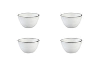 Bol PURE Ø12cm - 4 pièces - Blanc Neige
