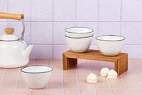 Bol PURE Ø12cm - 4 pièces - Blanc Neige