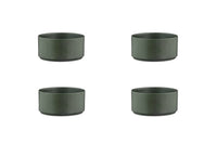 Bol SCANDI Ø12cm - 4 pièces - Olive