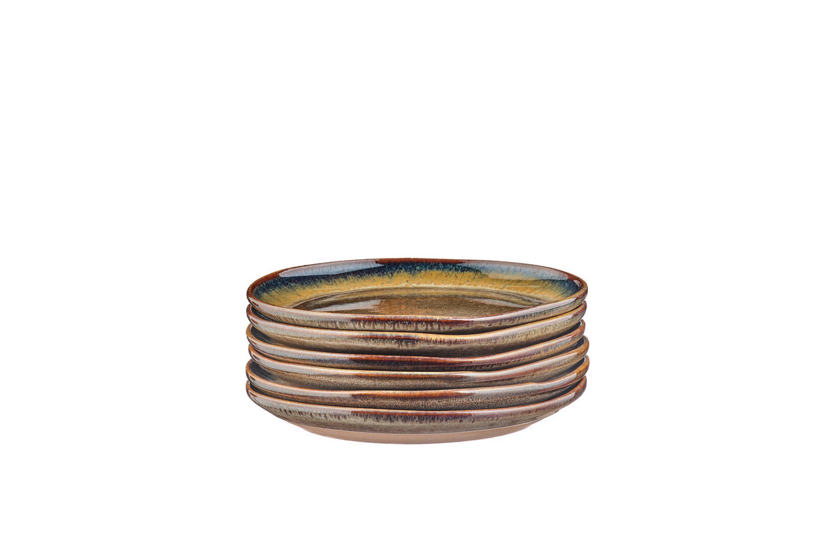 Assiette GENESIS Ø16,5cm - 6 pièces - Basalte