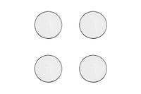 Assiette PURE Ø16,5cm - 4 pièces - Blanc Neige