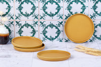 Assiette SCANDI Ø16,5cm - 4 pièces - Ocre