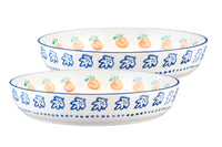 Corbeille à fruits NAPOLI Ø25,5cm - 2 pièces - Agrume