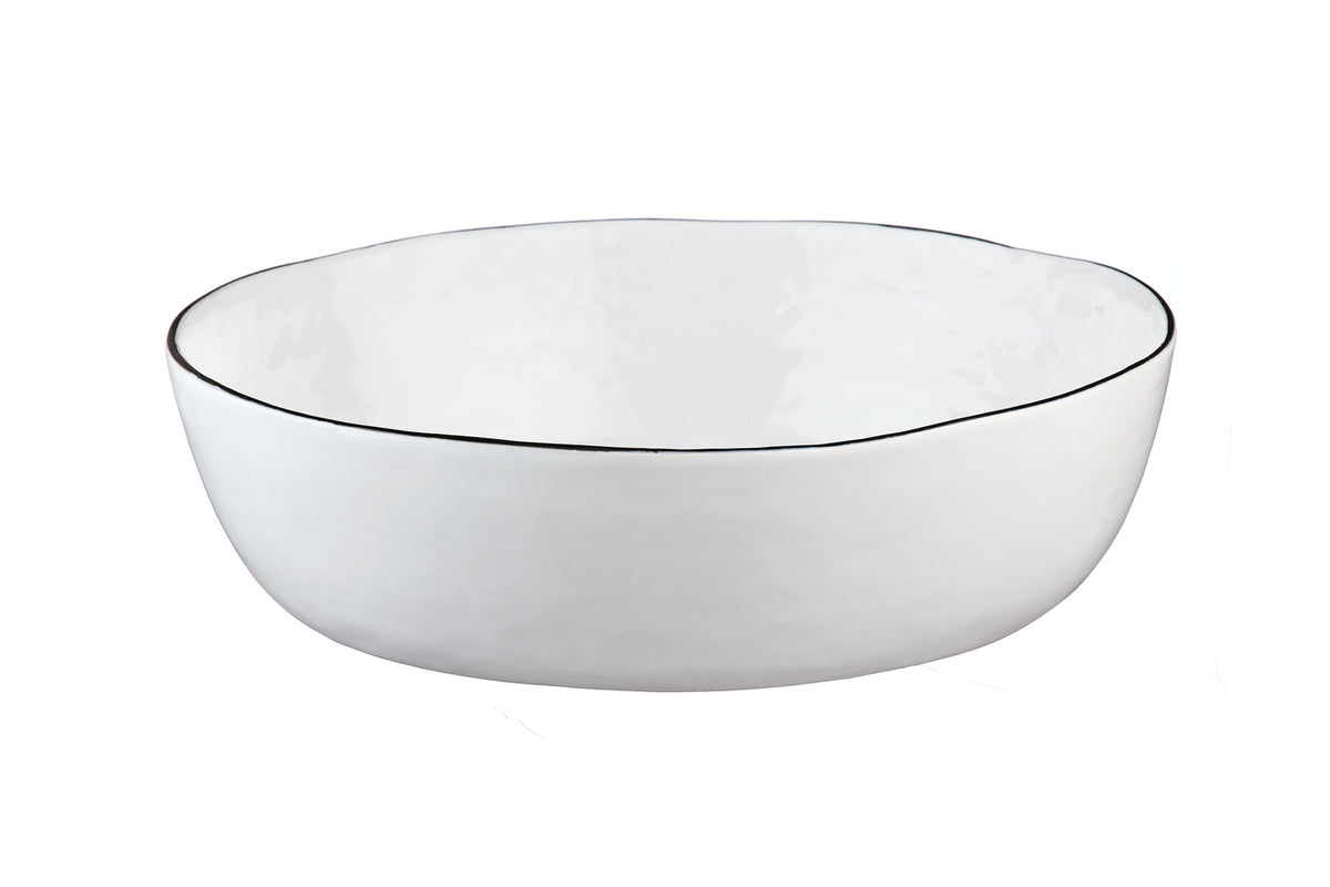 Corbeille à fruit PURE Ø29cm et Ø33,5cm - 2 pièces - Blanc Neige
