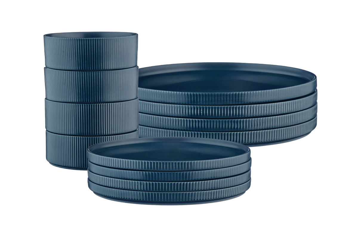 Service Les Essentiels SCANDI - 12 pièces - Marine