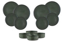 Service Les Essentiels SCANDI - 12 pièces - Olive
