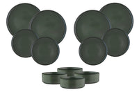 Service Les Essentiels SCANDI - 12 pièces - Olive
