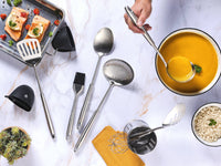Set d'ustensiles de cuisine en acier inoxydable STAL - 10 pièces