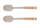 Couverts à salade en bois et silicone GUNNAR
