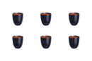 Tasse IRIS 15cl - 6 pièces - Marron sauvage