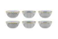 Bol PATTERN Ø15cm - 6 pièces - Eclipse