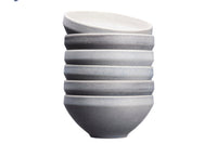 Bol STONE Ø17,5cm - 6 pièces - Gris lune