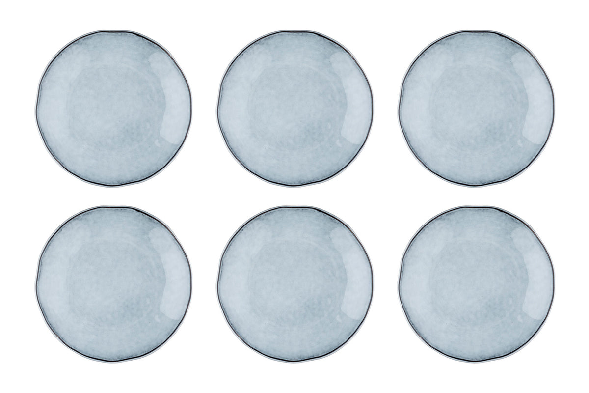 Assiette CLOUD Ø27cm - 6 pièces - Gris orage