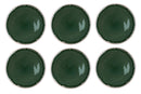Assiette OXYGEN Ø27cm - 6 pièces - Vert de gris