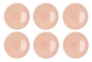 Assiette OXYGEN Ø27cm - 6 pièces - Rose poudre