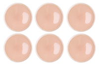 Assiette OXYGEN Ø27cm - 6 pièces - Rose poudre