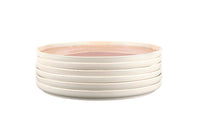 Assiette OXYGEN Ø27cm - 6 pièces - Rose poudre