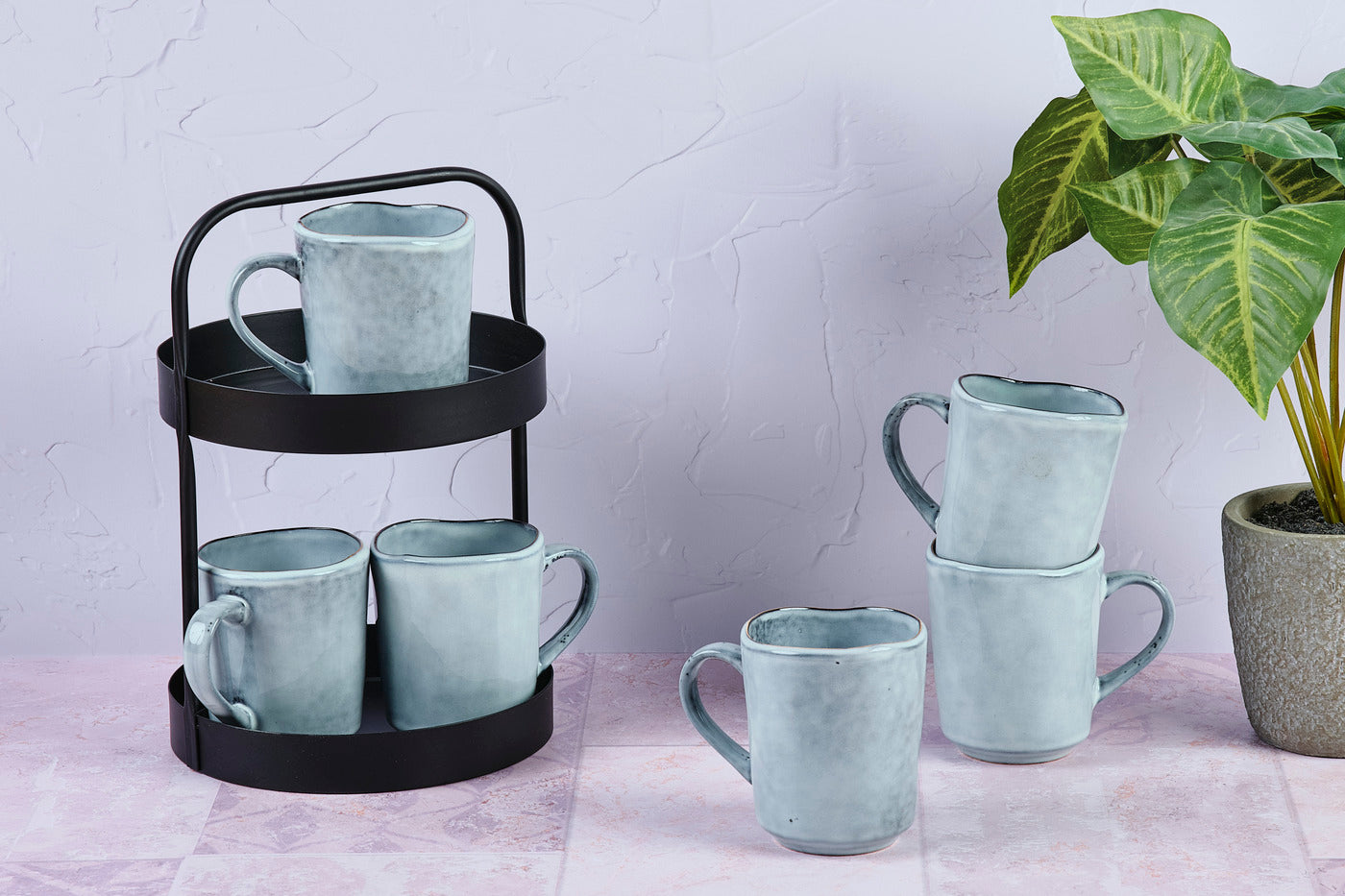 Mug CLOUD 40cl - 6 pièces - Gris orage