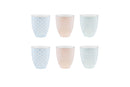 Mug PATTERN 30cl - 6 pièces - Pastel