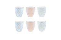 Mug PATTERN 30cl - 6 pièces - Pastel