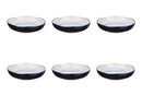 Assiette creuse IRIS Ø22,5cm - 6 pièces - Blanc ivoire