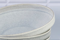 Assiette creuse STONE Ø20cm - 6 pièces - Gris lune