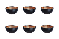 Bol IRIS Ø12cm - 6 pièces - Marron sauvage