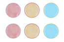 Assiette PATTERN Ø21cm - 6 pièces - Color