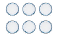 Assiette COSMOS Ø21,5cm - 6 pièces - Azur