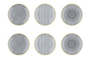 Assiette PATTERN Ø21cm - 6 pièces - Eclipse