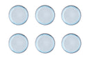 Assiette GENESIS Ø20,5cm - 6 pièces - Mer