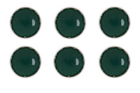 Assiette OXYGEN Ø21,5cm - 6 pièces - Vert de gris