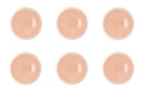 Assiette OXYGEN Ø21,5cm - 6 pièces - Rose poudre