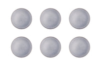 Assiette STONE Ø19cm - 6 pièces - Gris lune