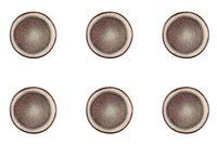 Assiette IRIS Ø16cm - 6 pièces - Marron sauvage