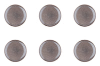 Assiette STELLAR Ø18cm - 6 pièces - Gris béton