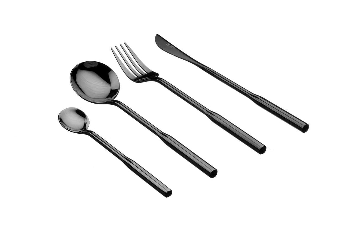 Ménagère 24 pièces ABEL - Black