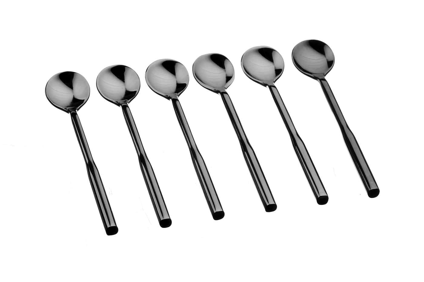 Coffret 6 petites cuillères ABEL - Black