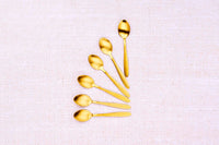 Coffret 6 petites cuillères KAJA - Gold