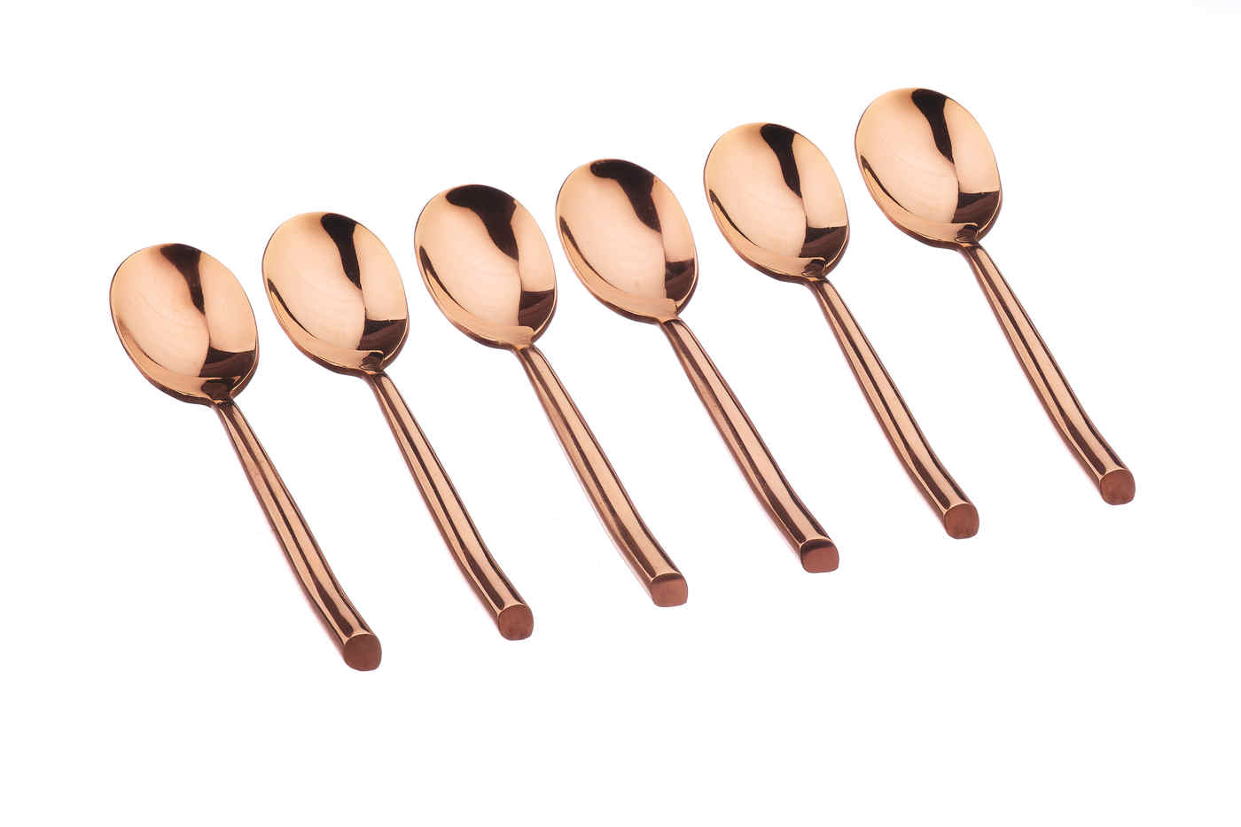 Coffret 6 petites cuillères KNUT - Copper
