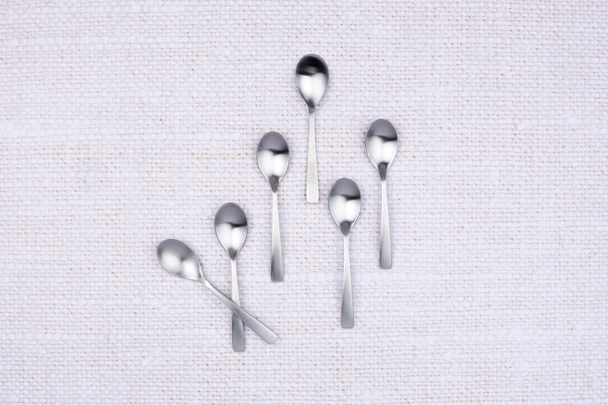 Coffret 6 petites cuillères OGLU - Silver